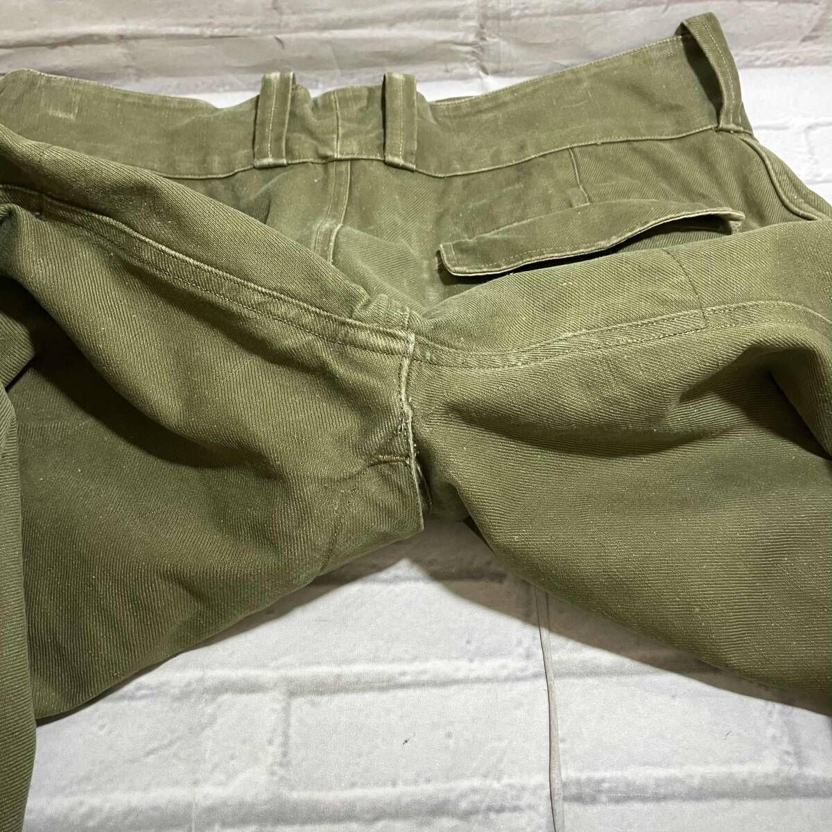  french army フレンチアーミー カーゴパンツ 50 s M-47 前期 カーキ スラックス パンツ