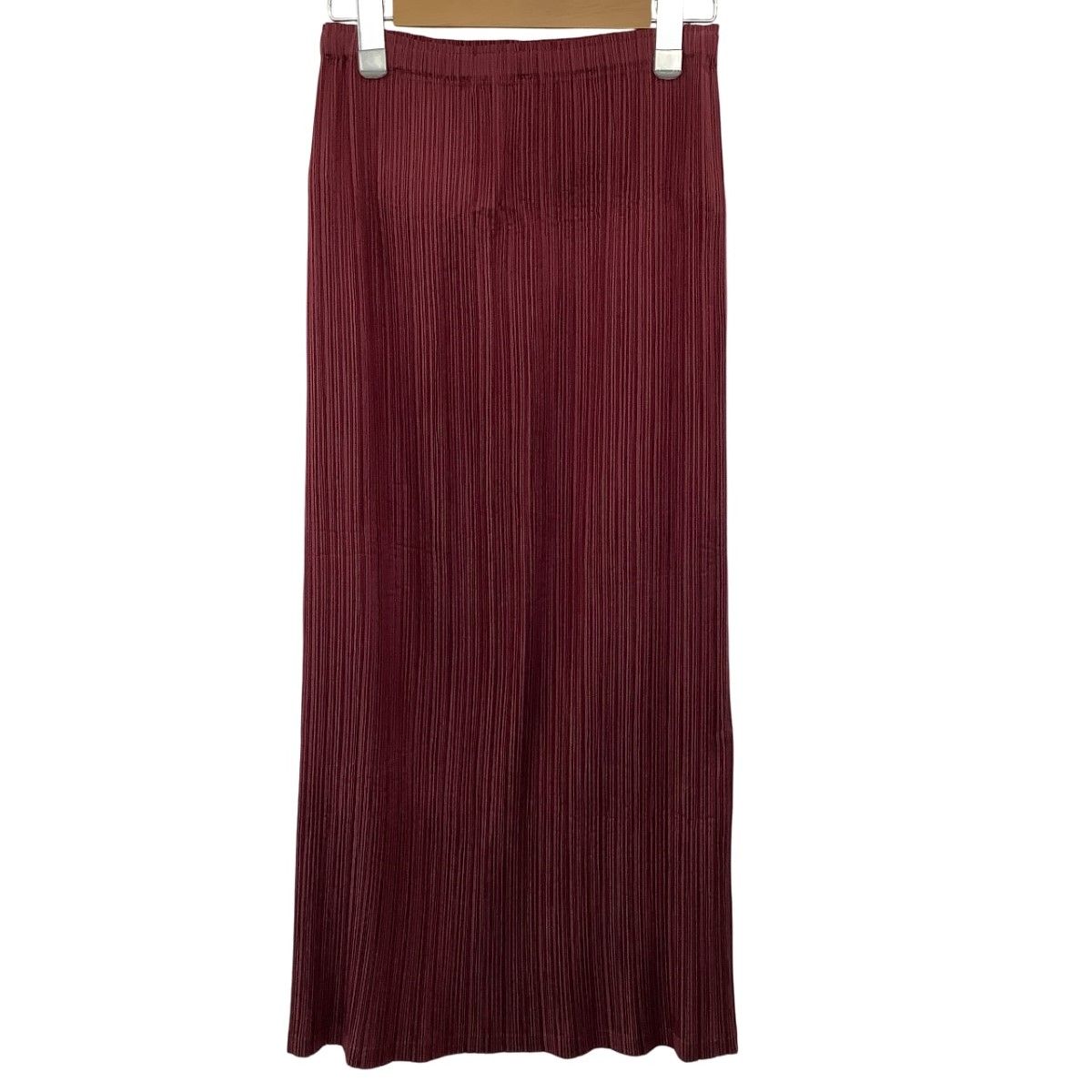 ISSEY MIYAKE イッセイミヤケ プリーツ スカート SIZE 2 マジョーラ IF64-FG726 ワインレッド