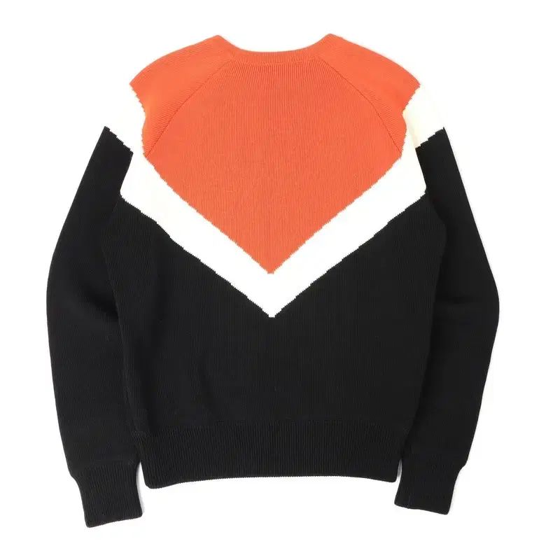 アレキサンダーワング アンタールシア オレンジ ブロック セーター ニット