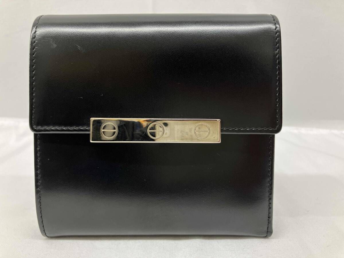 Cartier カルティエ 三つ折り財布 お札入れ カードケース コインケース 小銭入れ 財布 ブラック