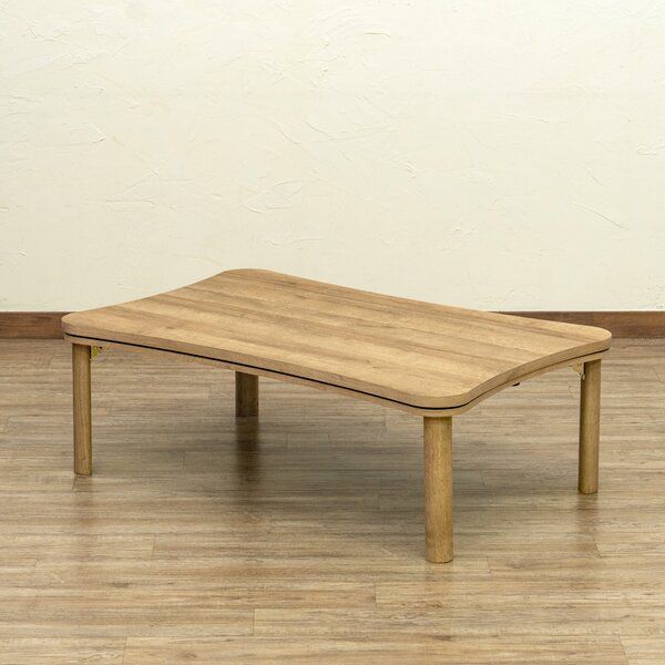 折れ脚ファッションコタツ 約110×70cm オーク（OAK） 完成品