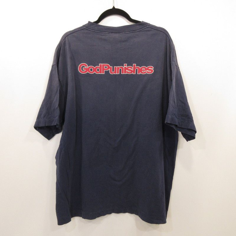 姫路東店 SAINT MICHAEL セントマイケルセイントマイケル 半袖Ｔシャツ SS TEE DEAD SAINT SM-YS1-0000-010 ネイビー サイズ XL 108