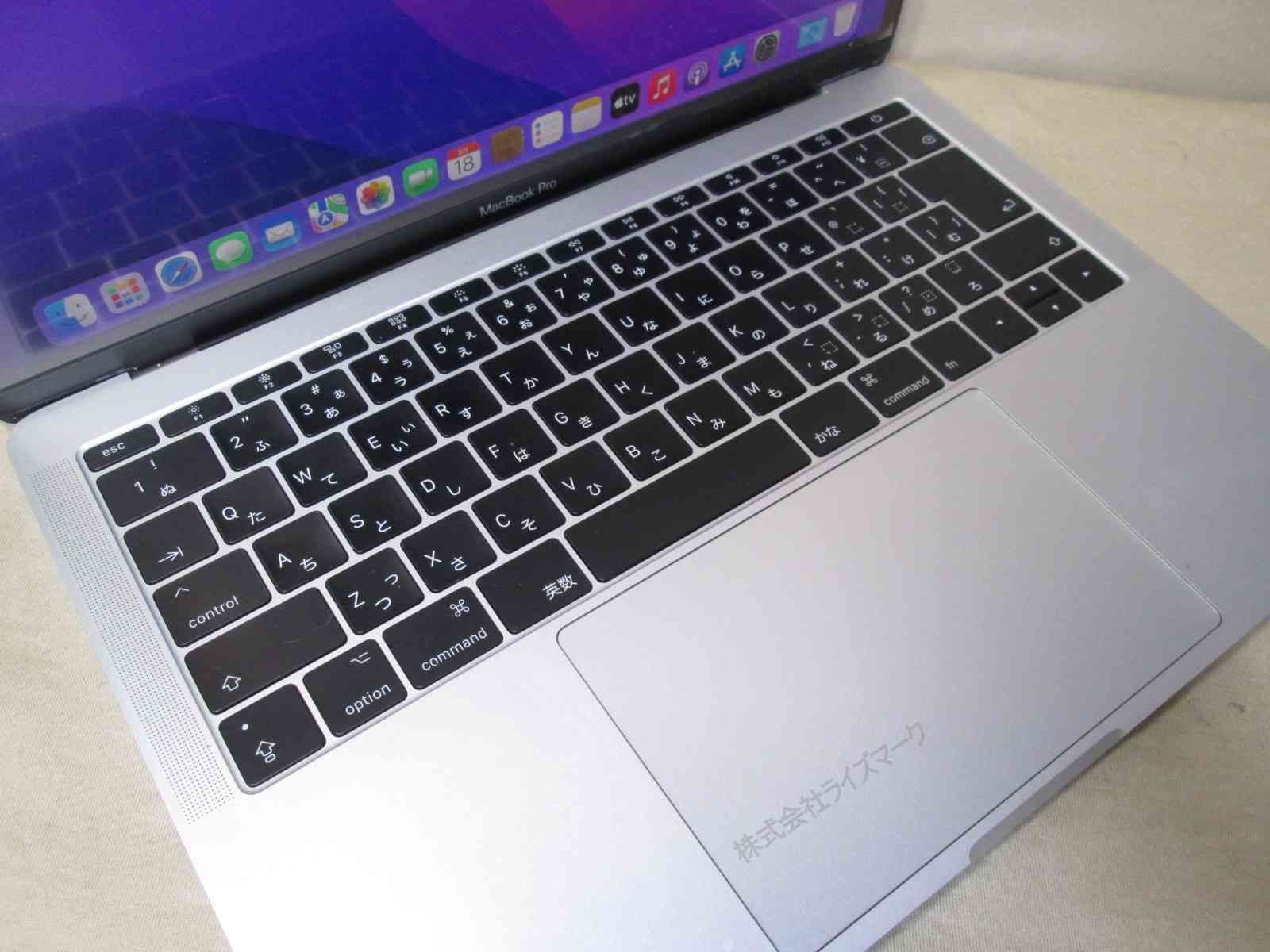 Apple MacBook Air A 1708 SSD搭載 Core i 5 2.3 GHz Mac OS Monterey 12.6.3 Wi-Fi Bluetooth 長期保証 94299