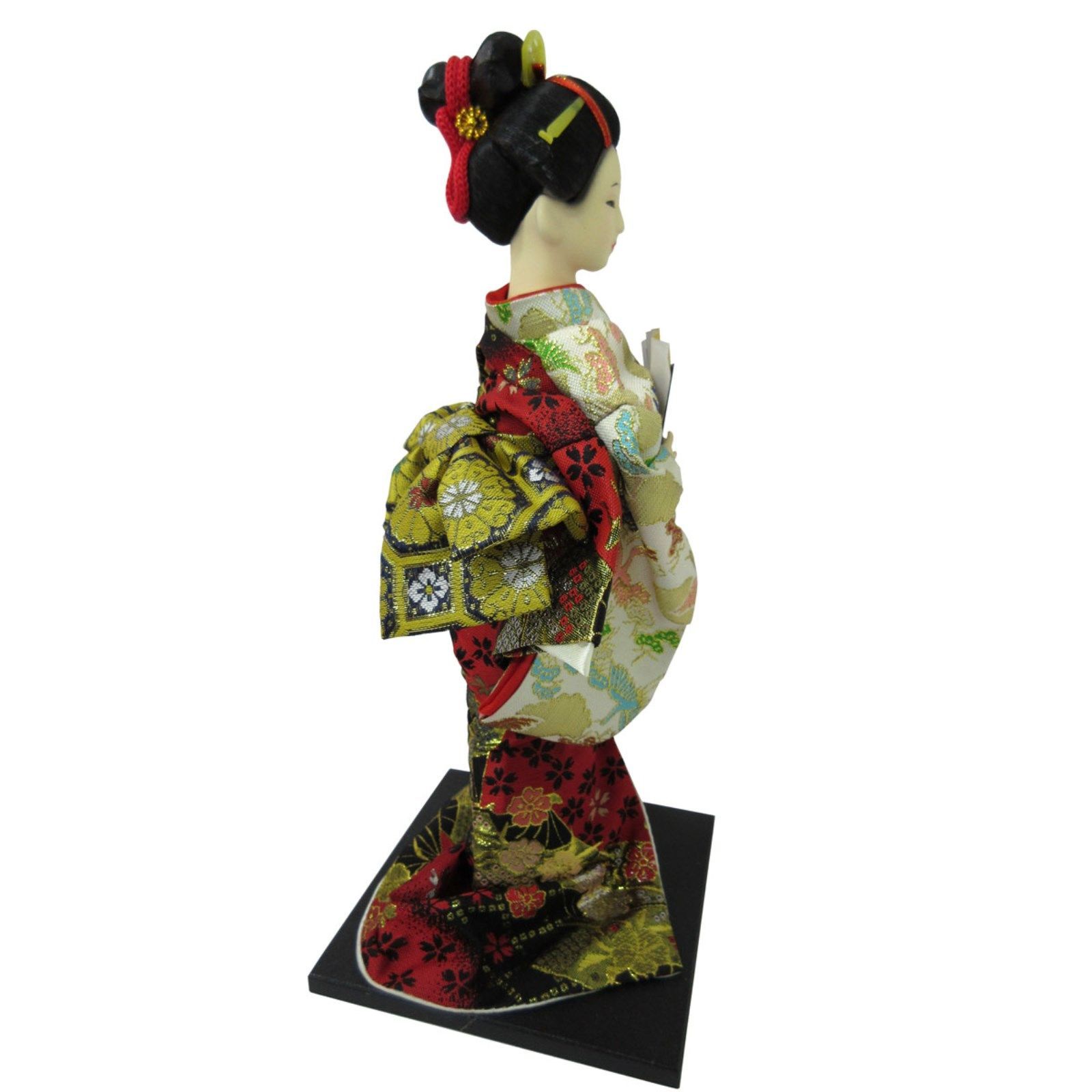 和風人形 扇子付き 約30cm Japanese~Doll~Folding fan-A 「日本人形（扇子 A）」【12 inch（約