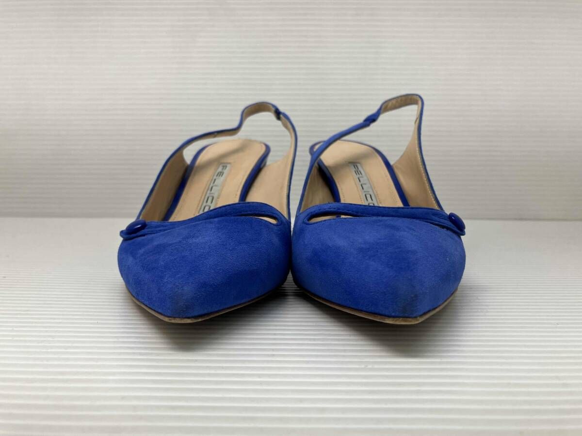 PELLICO ペリーコ ミュール スエード サンダル サイズ36 ブルー系 通年