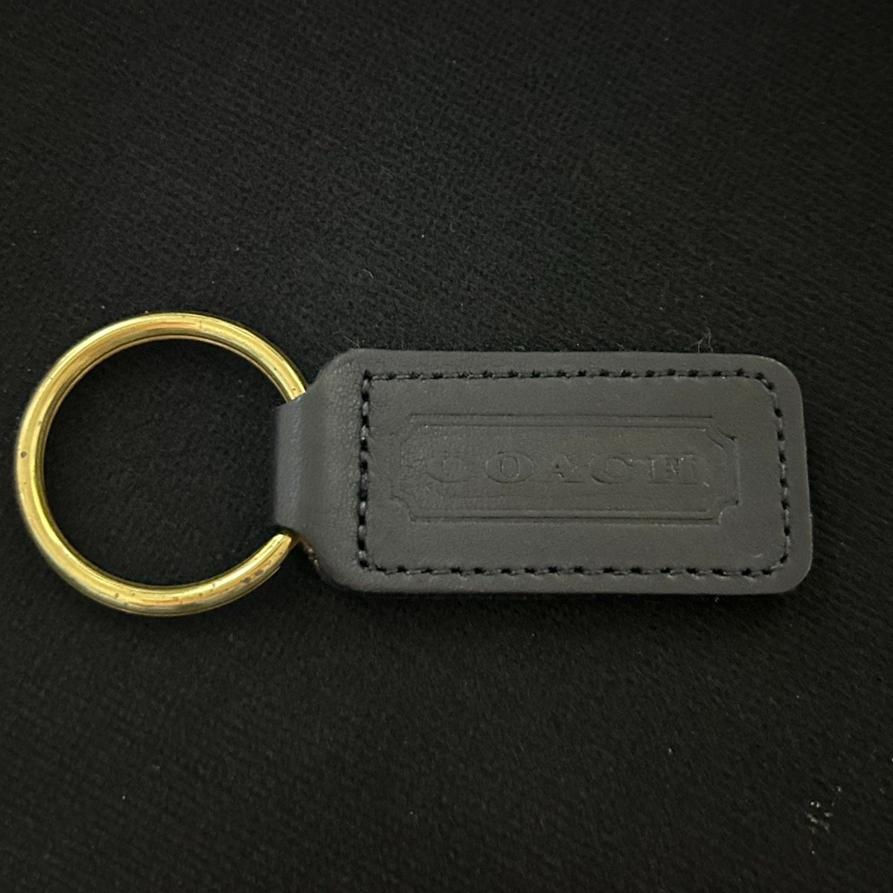 ワコマリア ブラックレザーキーリング WACKO MARIA ワコマリア