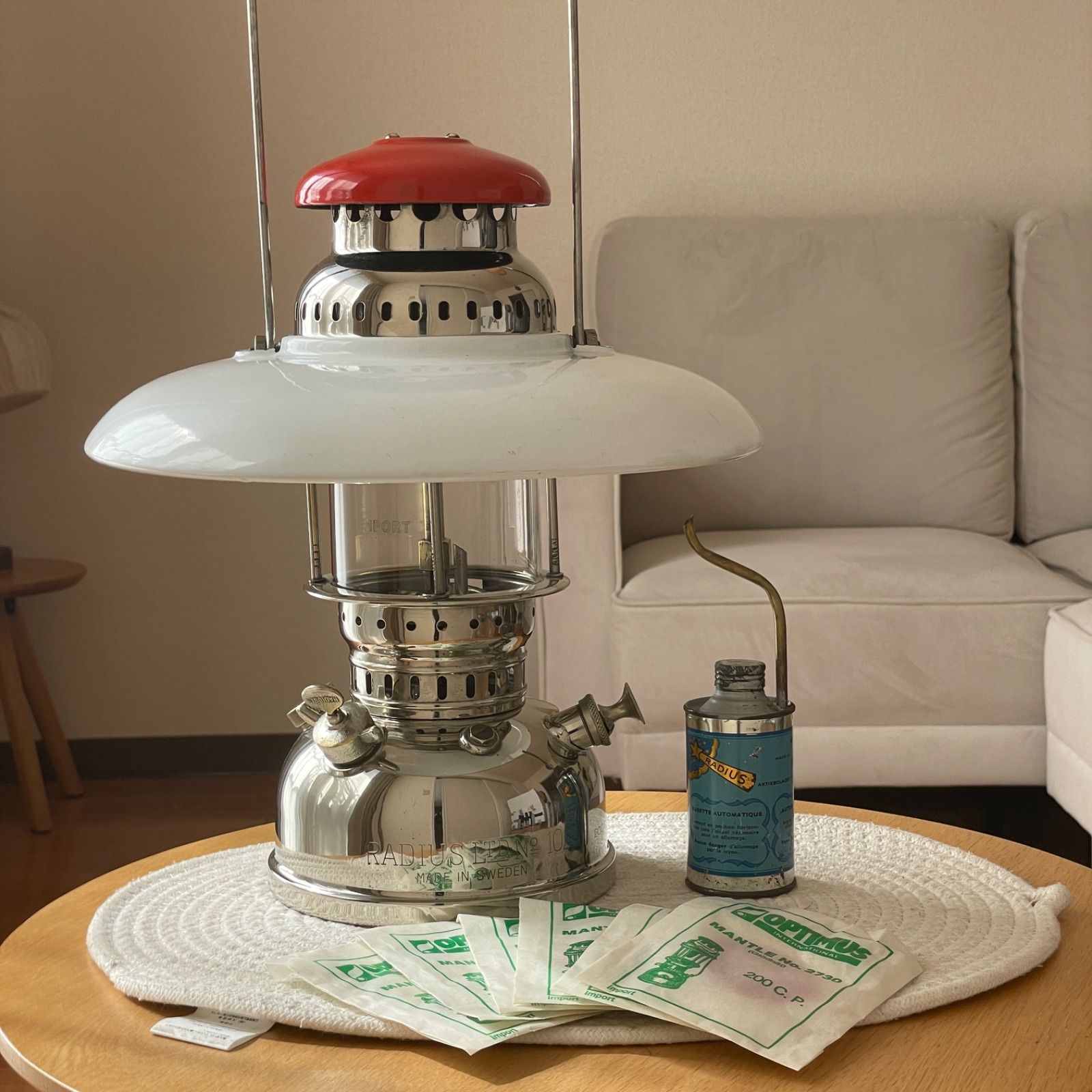 超 Radius ラジウス ラディウス 102 ランタン ランプ スウェーデン製 アウトドア キャンプ lantern 検 not coleman optimus primus