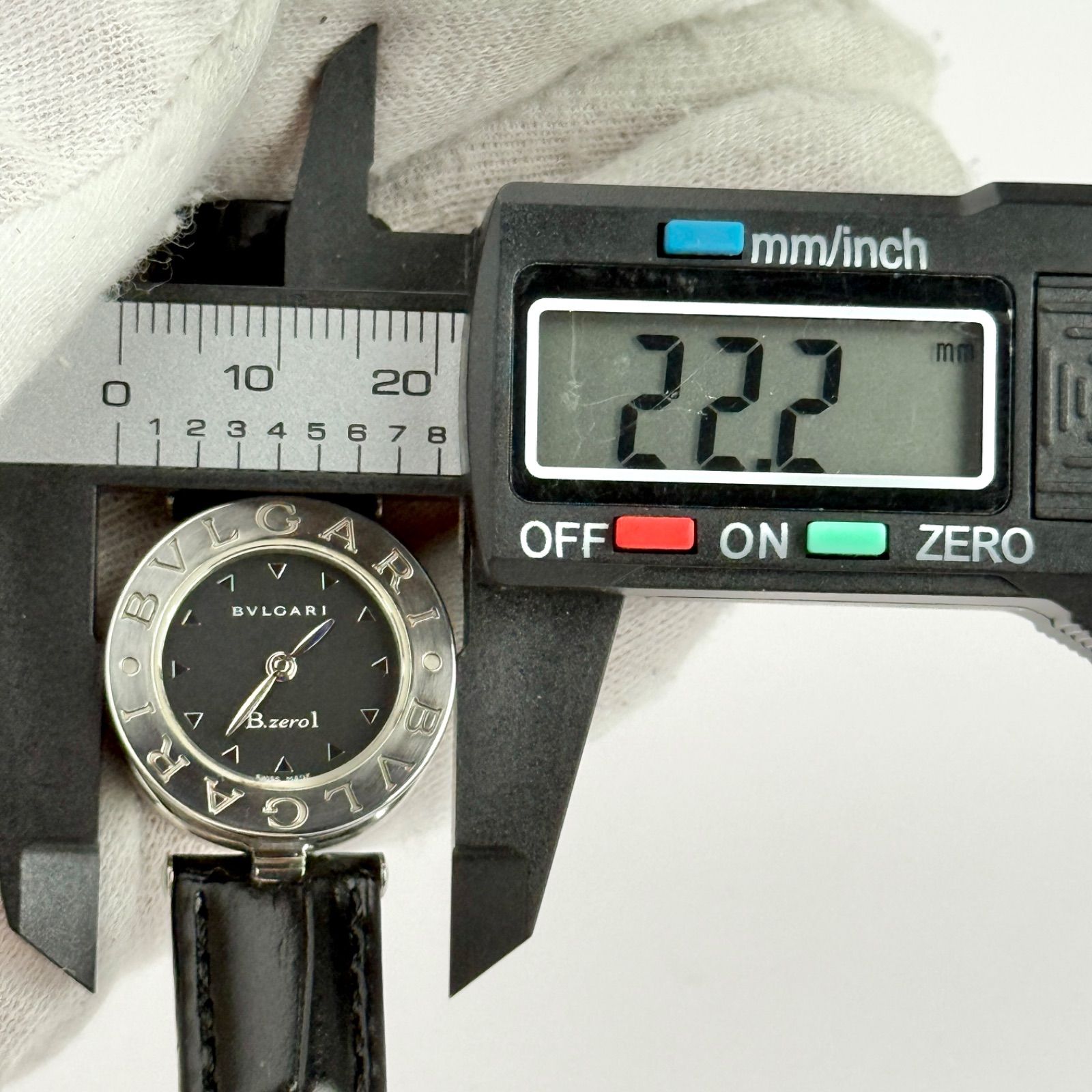 ブルガリ ビーゼロワン BZ22S 新品ベルト 新品電池 レディース 746