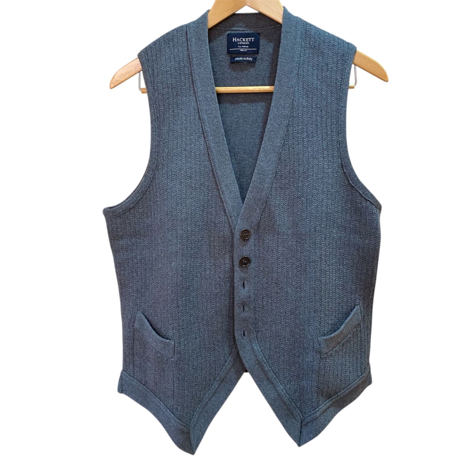 Z1466 HACKETT LONDON ハケットロンドン ニットベスト メンズ M - メルカリ