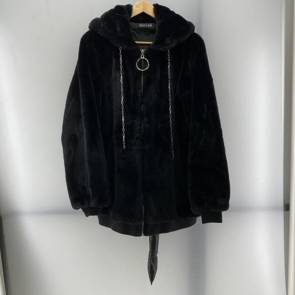 REFLEM×Kuromi ファージャケット REFLEM×Kuromi ファージャケット size:FREE ブラック レフレム×クロミ[24]