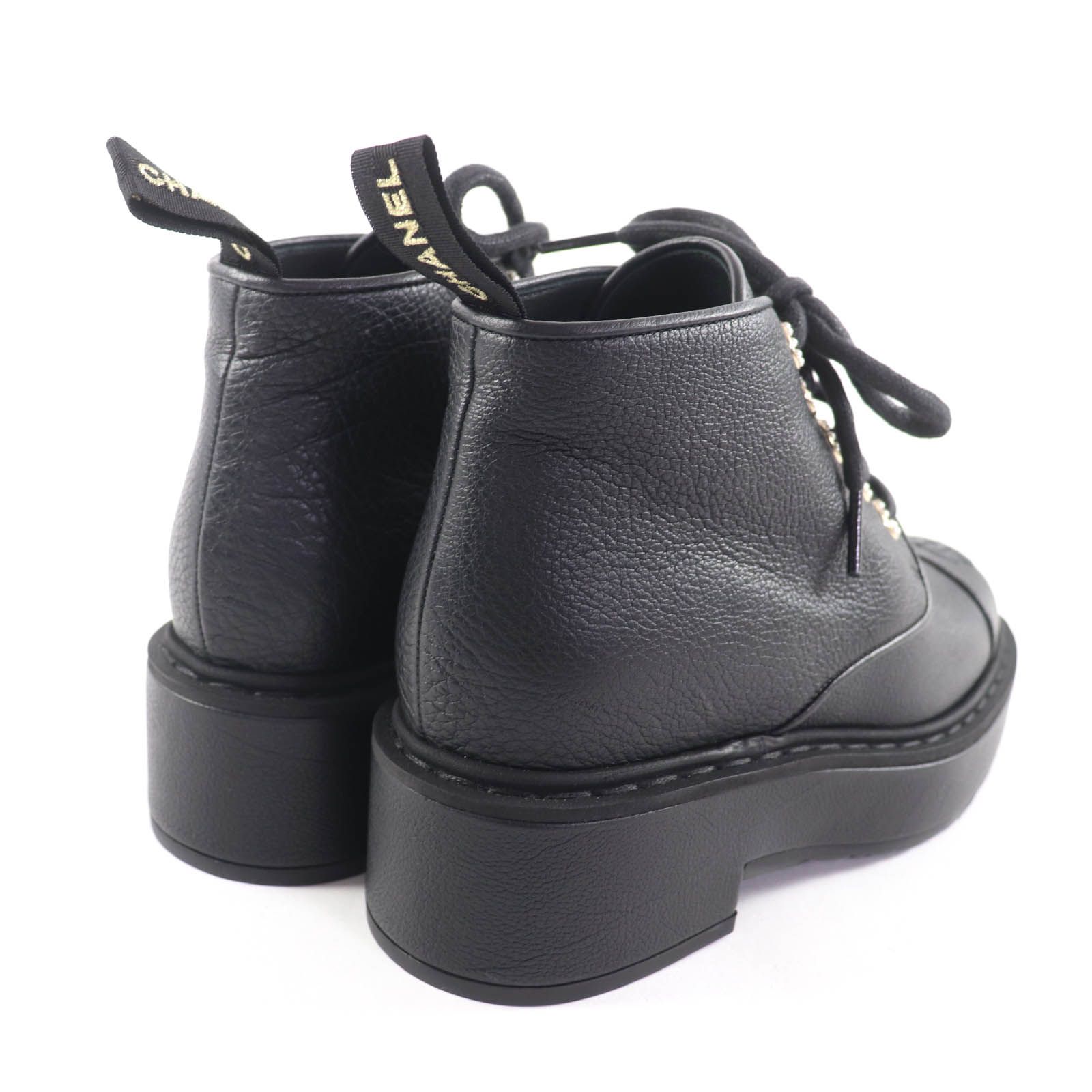 極美品☆CHANEL シャネル 20B G36416 Fパール装飾 ココマーク レース