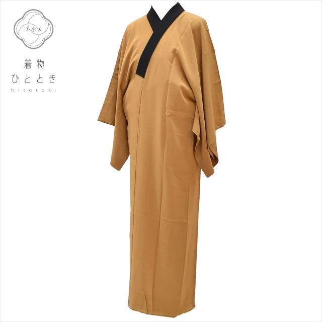 リサイクル着物 長襦袢 身丈132.5 cm 裄丈67.5 男性 正絹 茶色系 特品 着物 帯 リサイクル 振袖 浴衣 袴 和服 古着 rr 1764 b