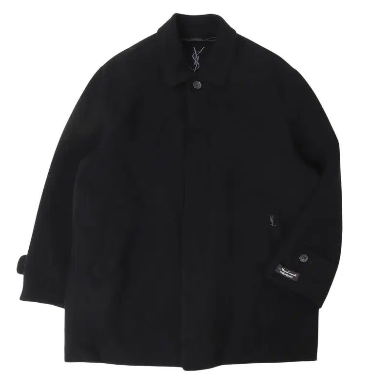 イヴ サンローラン ハンドメイド カシミア ブレンド Single コート
