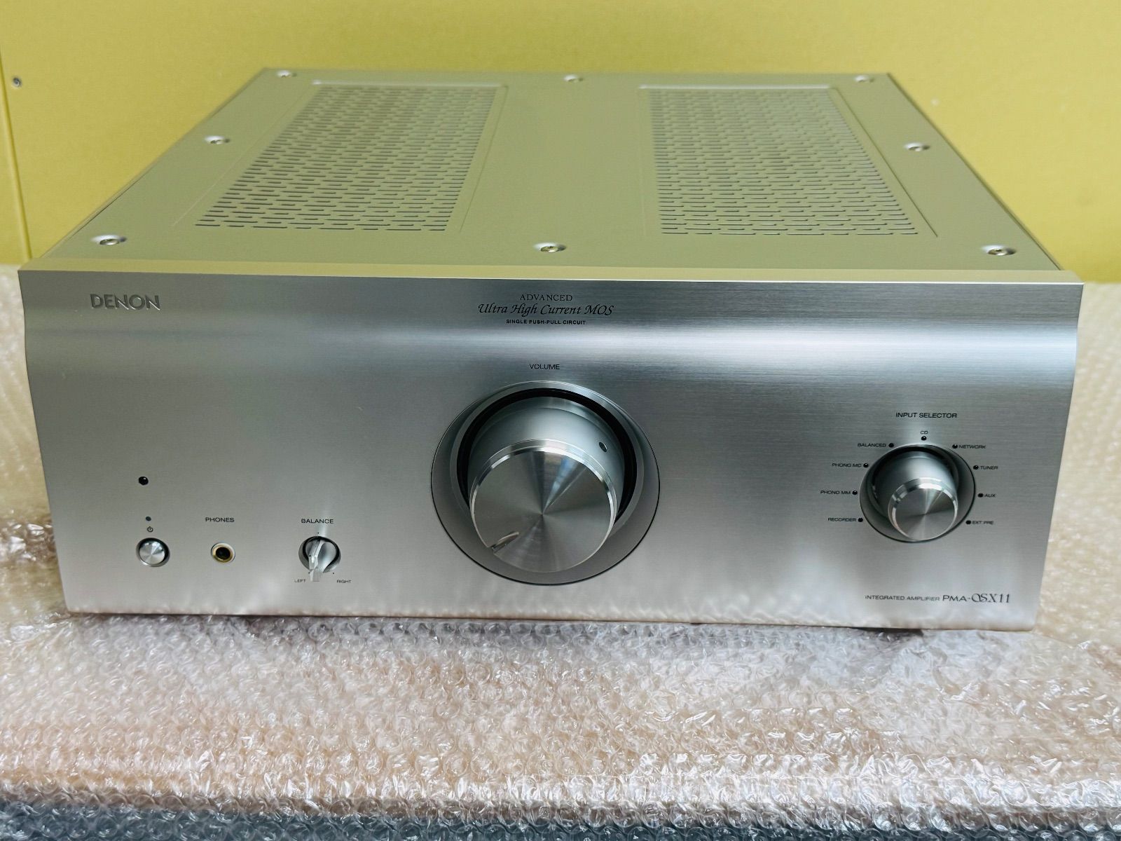 展示 DENON PMA-SX11 シルバー 定価 46万 ハイパワープリメインアンプ