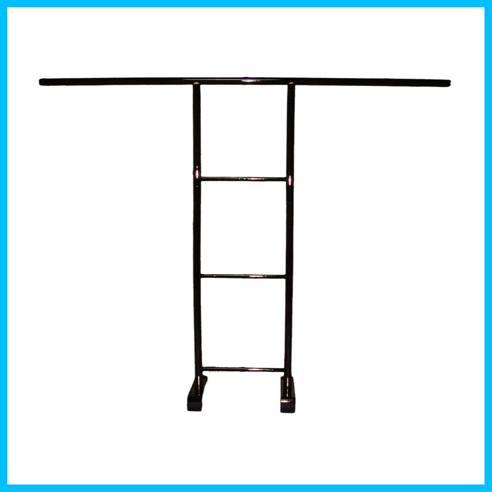 数量 小 黒塗 高さ130㎝ ドラマ撮影でも使われる几帳型衣桁 スズキモッコウジョ