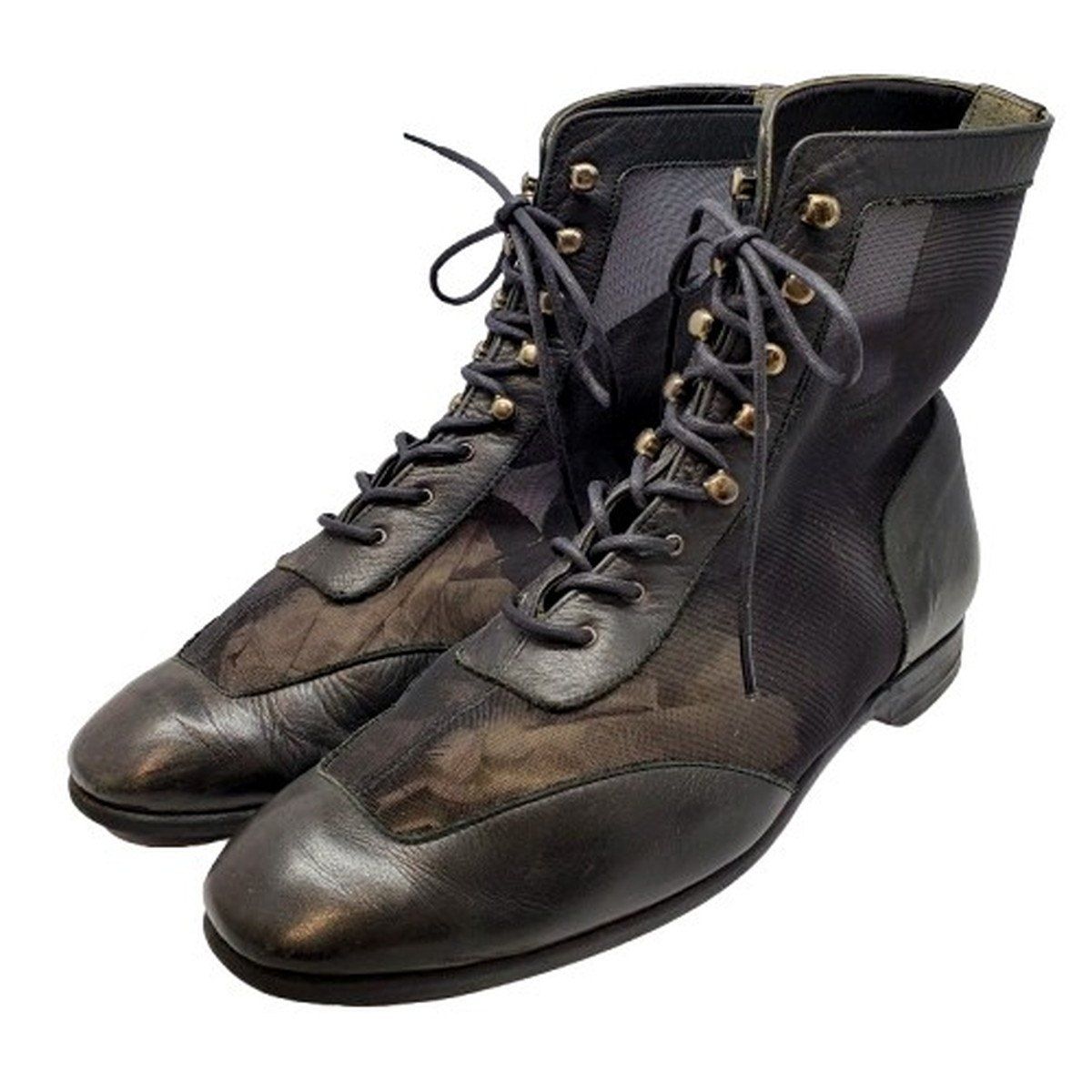 ISSEY MIYAKE イッセイミヤケ ISSEY MIYAKE ACCESSORY メッシュブーツ レザーブーツ レディース