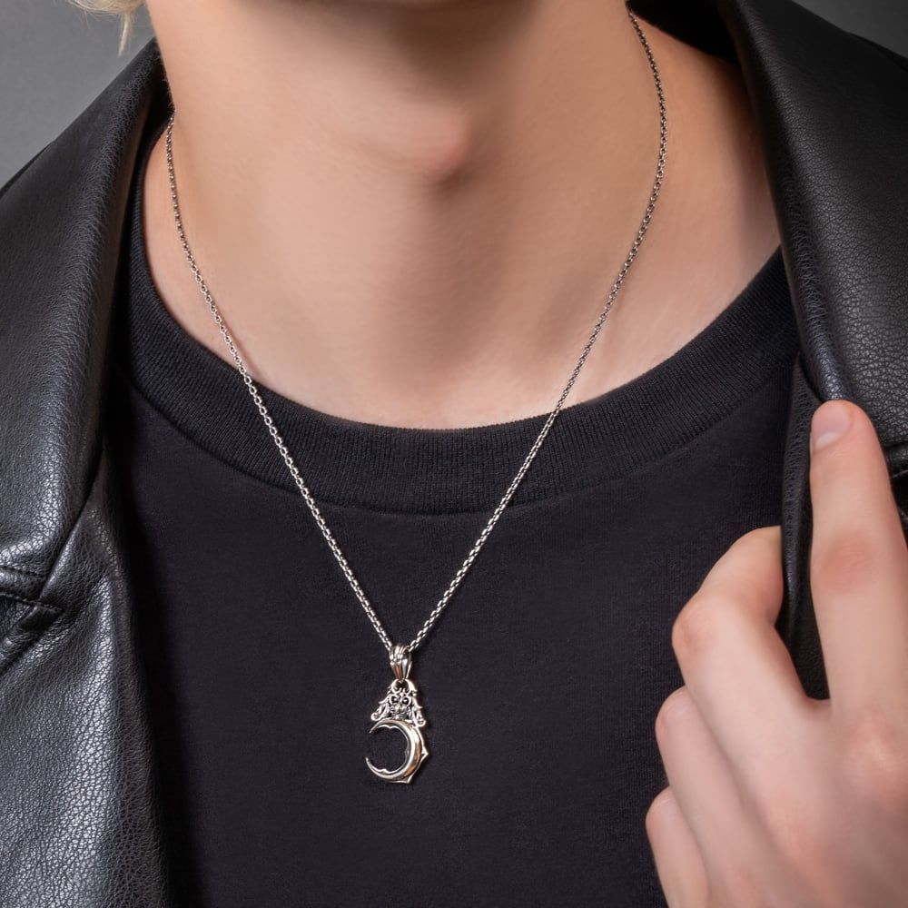 クレセントムーンペンダント アルテミスキングス ペンダントトップのみ シルバー ジュエリーブランド