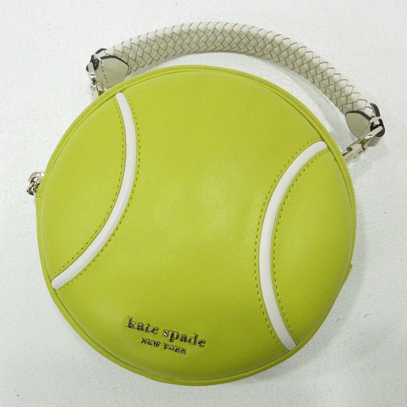 三重本店 kate spade NEW YORK ケイトスペードニューヨーク ショルダーバッグ ダブルテニスボール クロスボディ グリーン 121