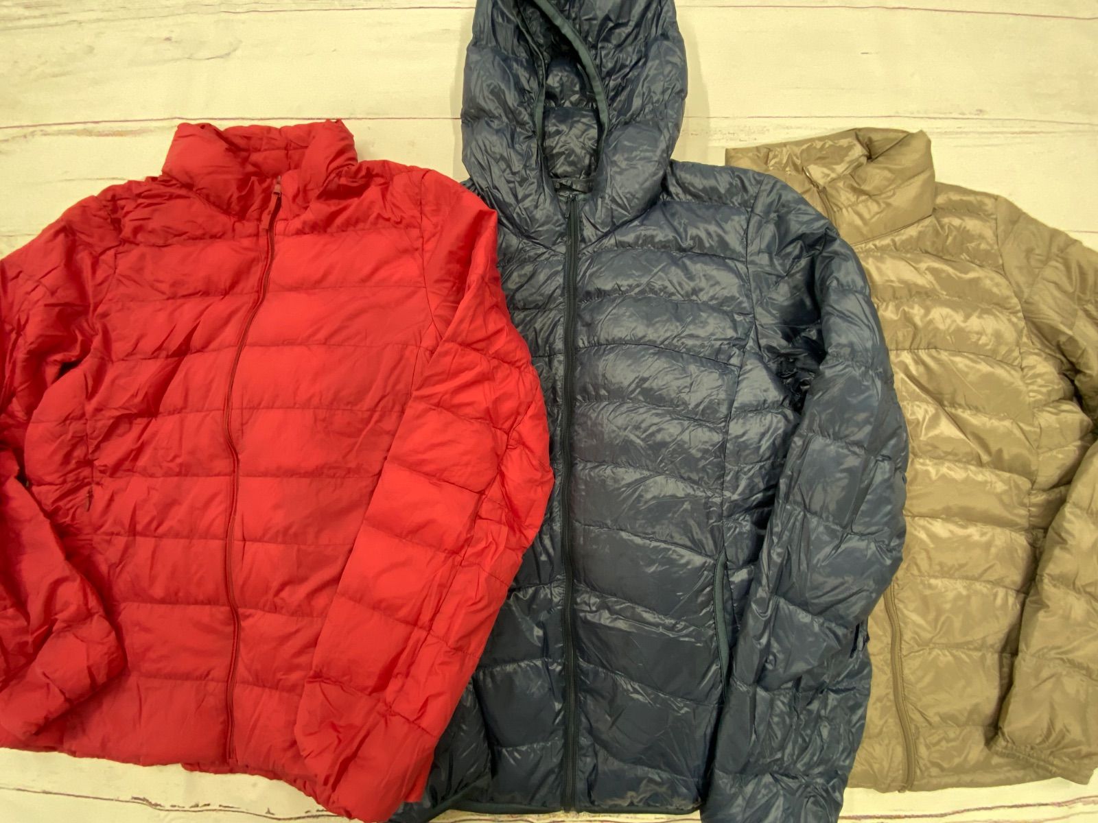 S196 レディース ユニクロダウン おまとめ 12点 ジップアップ ライブダウン GULLKHAN_COM