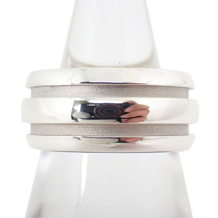 ティファニー 925 ダブルライン リング /10号/j46-3