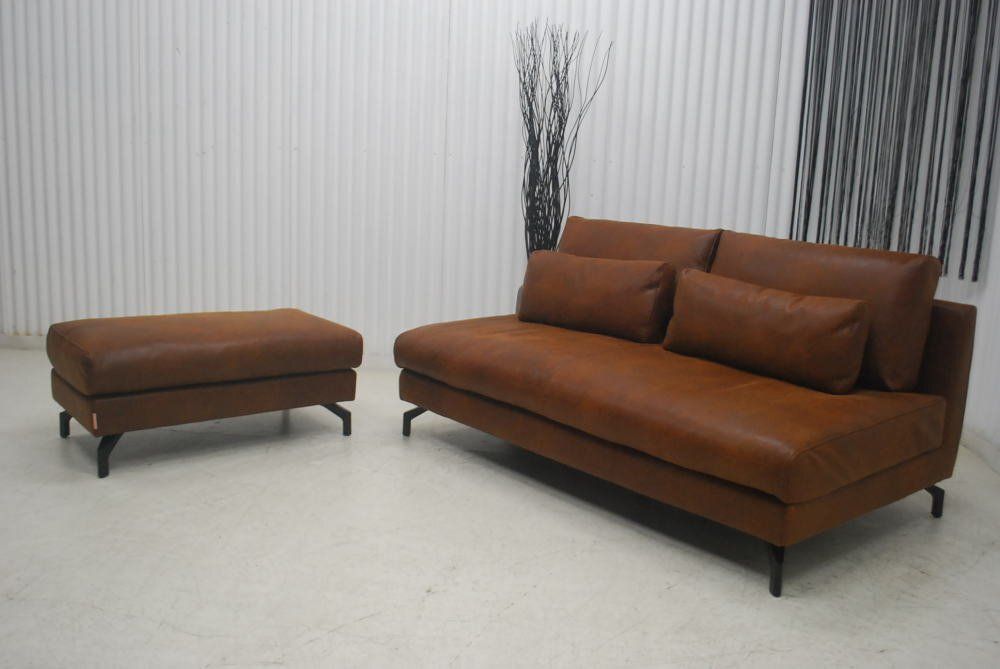 アウトレット 現品限り 一部 大 示品 北欧調モダン ワイド二人掛け ソファー オットマンセット ブラウン 250404-グラシエーロ2pst NEXPOTALLINN_EU