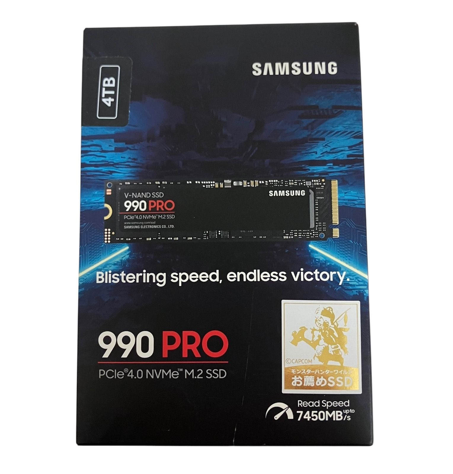 WJ96 Samsung 990 PRO 4TB PCIe Gen 4.0 NVMe M.2 内蔵 SSD MZ-V9P4T0B