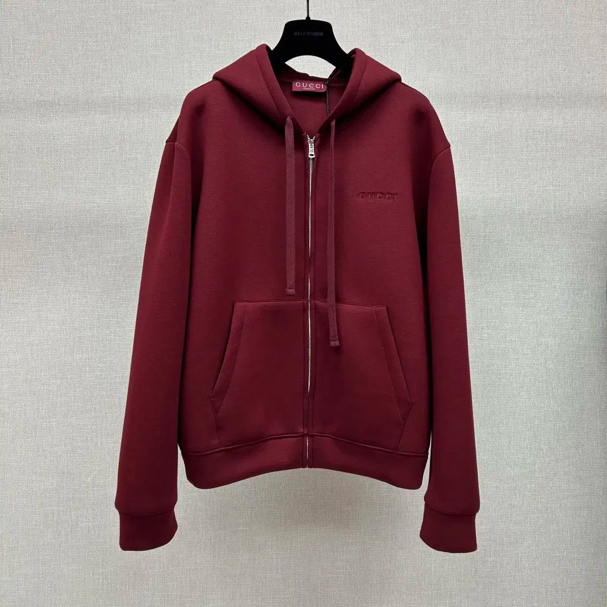 グッチ ユニセックス カジュアル ロゴ 赤色 スウェット コート