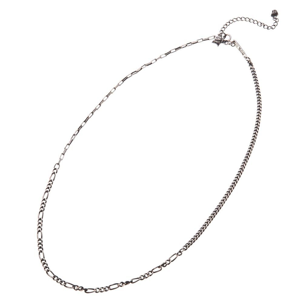 ガンマミックスネックレス 全長50cm アルテミスキングス シルバー ジュエリーブランド