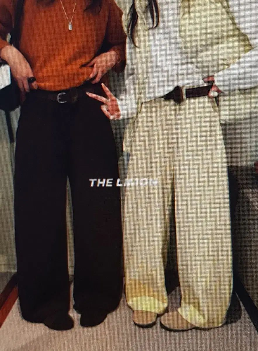 海外配送 冬カジュアル起毛ワイドパンツ