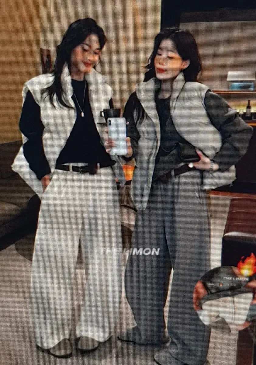 海外配送 冬カジュアル起毛ワイドパンツ