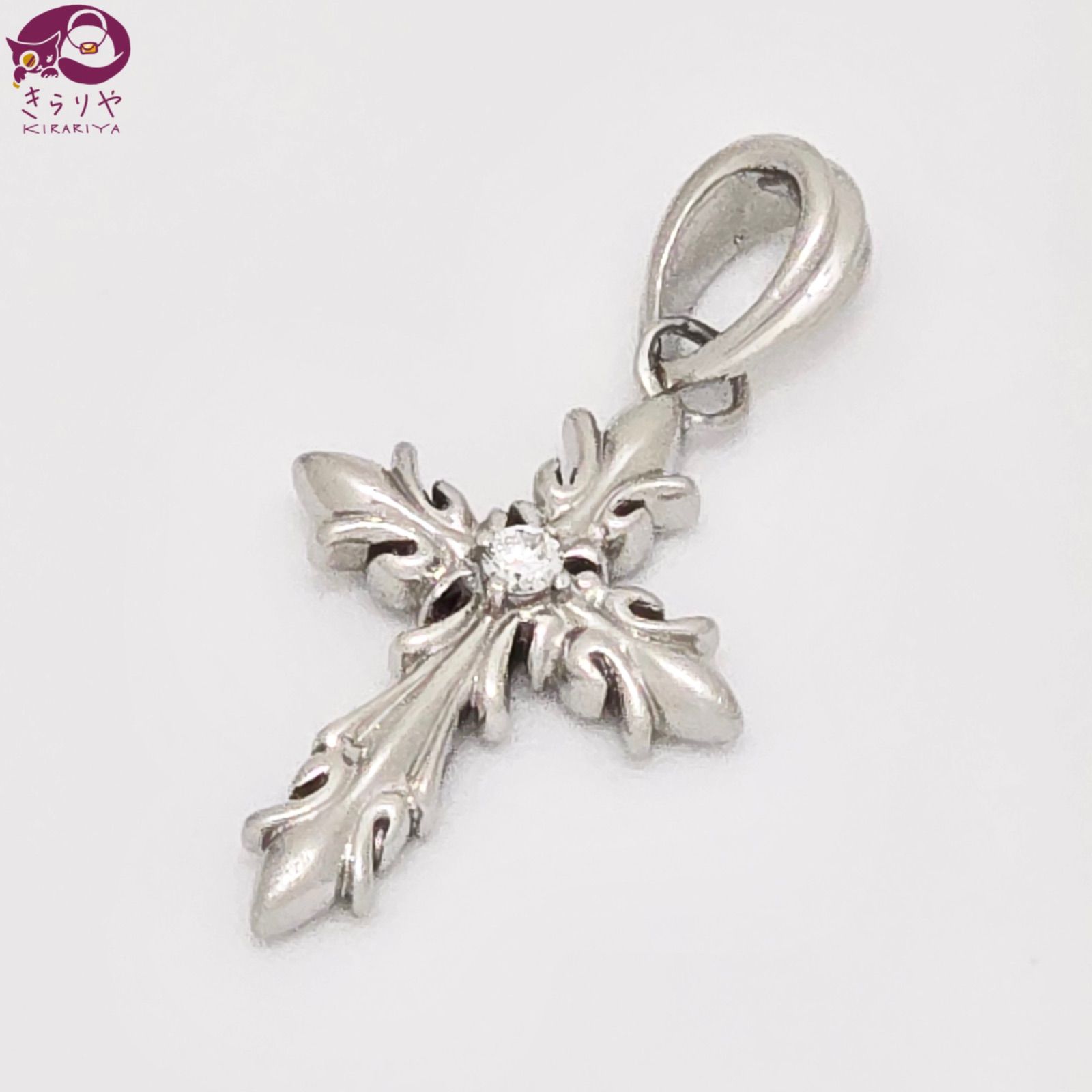 YUKIZAKI ゆきざき レガリア プラチナ ダイヤモンド ペンダントトップ PT900 D0.03ct 3.85g 男女兼用