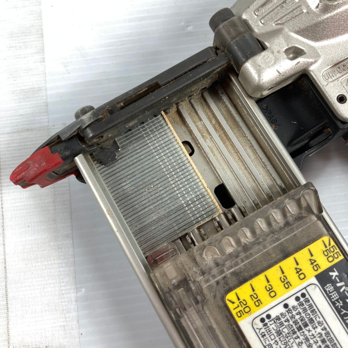  MAX マックス 常圧 15 55 mm スーパーフィニッシュネイラ ケース付 TA 255 SF 1 D レッド 釘打機 エアーツール