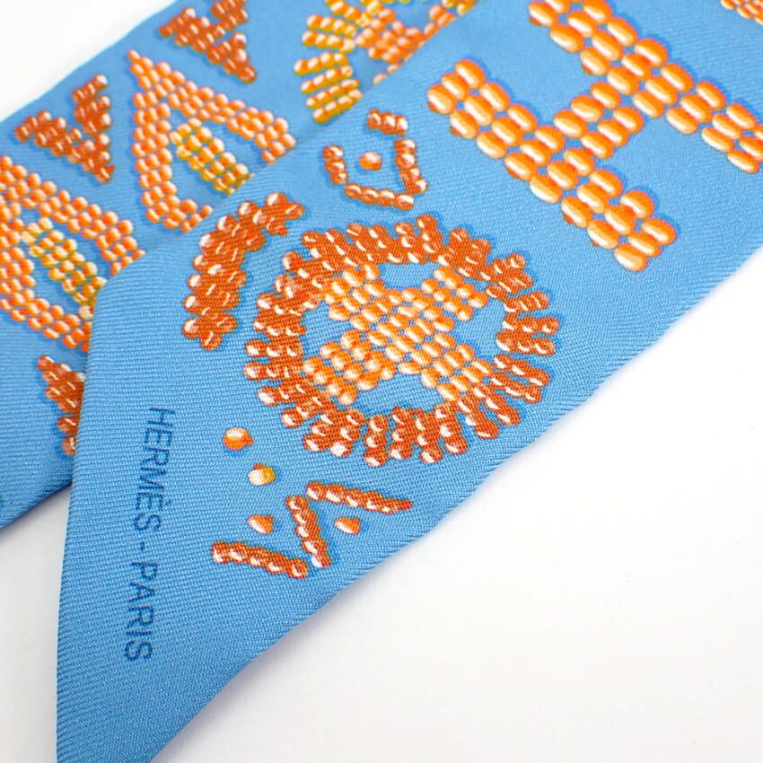 新品】HERMES/エルメス/ツイリー/アンベルル/箱/スカーフ/j79-11  