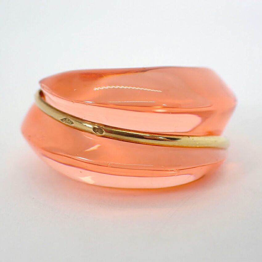 Baccarat/バカラ/750/コキアージュ/オレンジ/リング/j79-5 - メルカリ