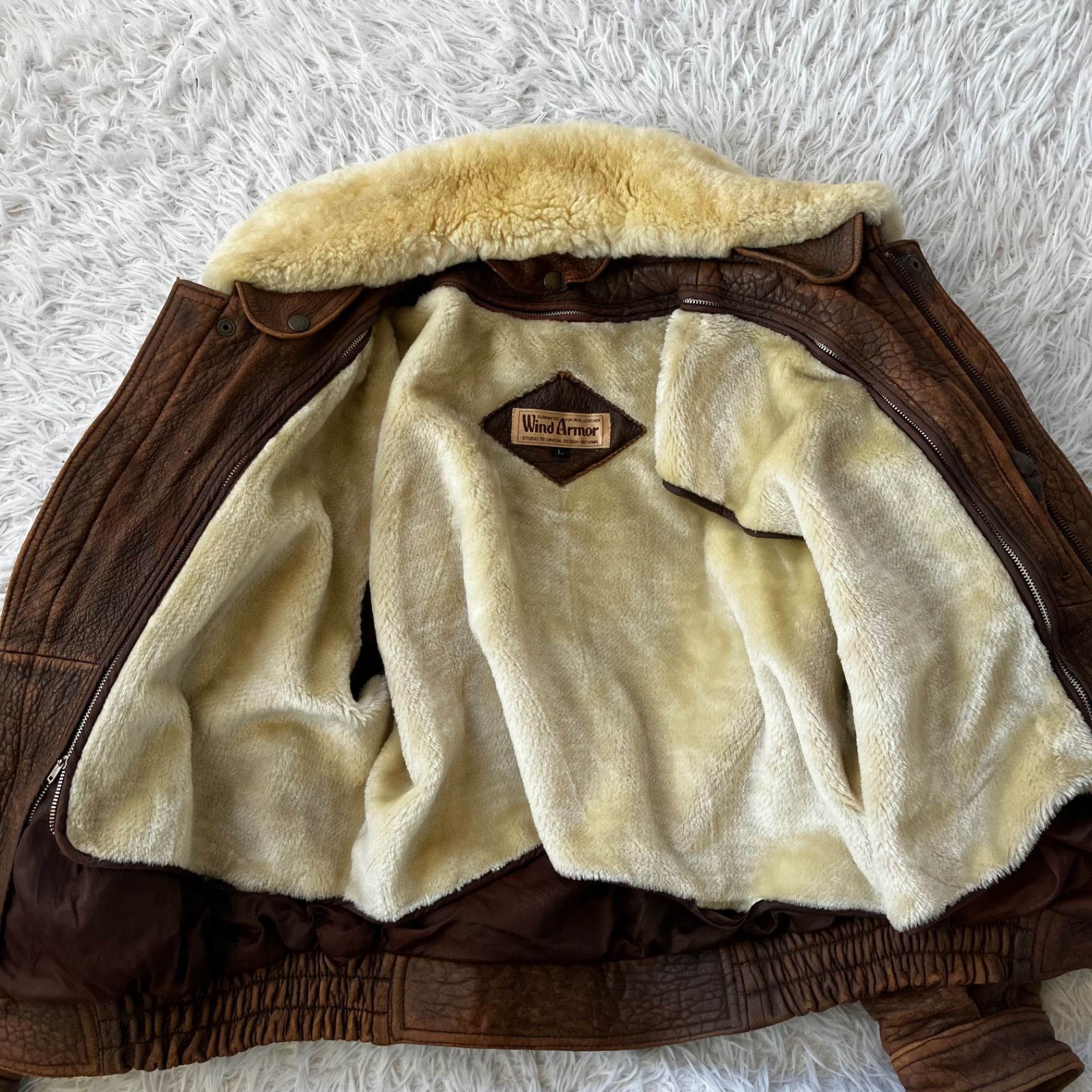 WIND ARMO G1 トップガン フライトジャケット レザージャケット 羊革