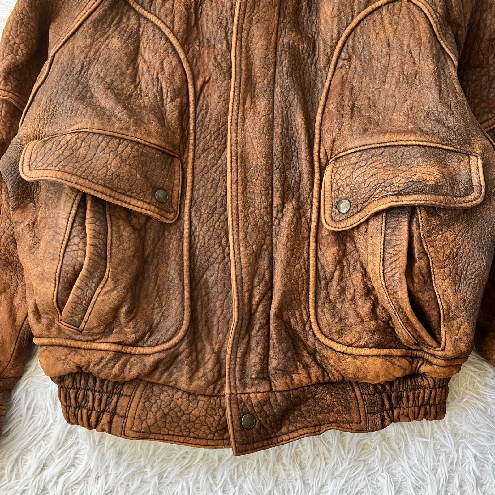 WIND ARMO G1 トップガン フライトジャケット レザージャケット 羊革