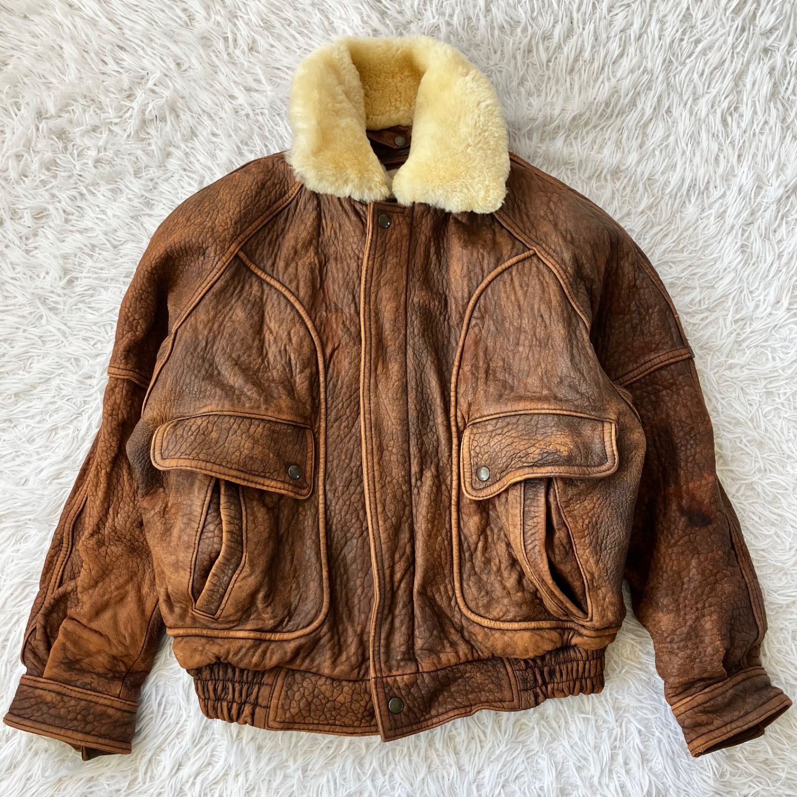 WIND ARMO G1 トップガン フライトジャケット レザージャケット 羊革