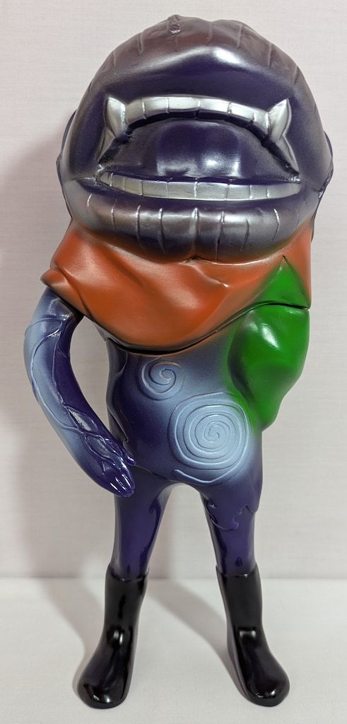 レインボー造型企画 超人怪人工房 さいとうたかを クチビルゲ 新造型版 紫に銀-赤茶-緑-白