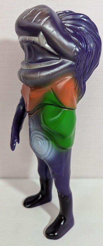 レインボー造型企画 超人怪人工房 さいとうたかを クチビルゲ 新造型版 紫に銀-赤茶-緑-白