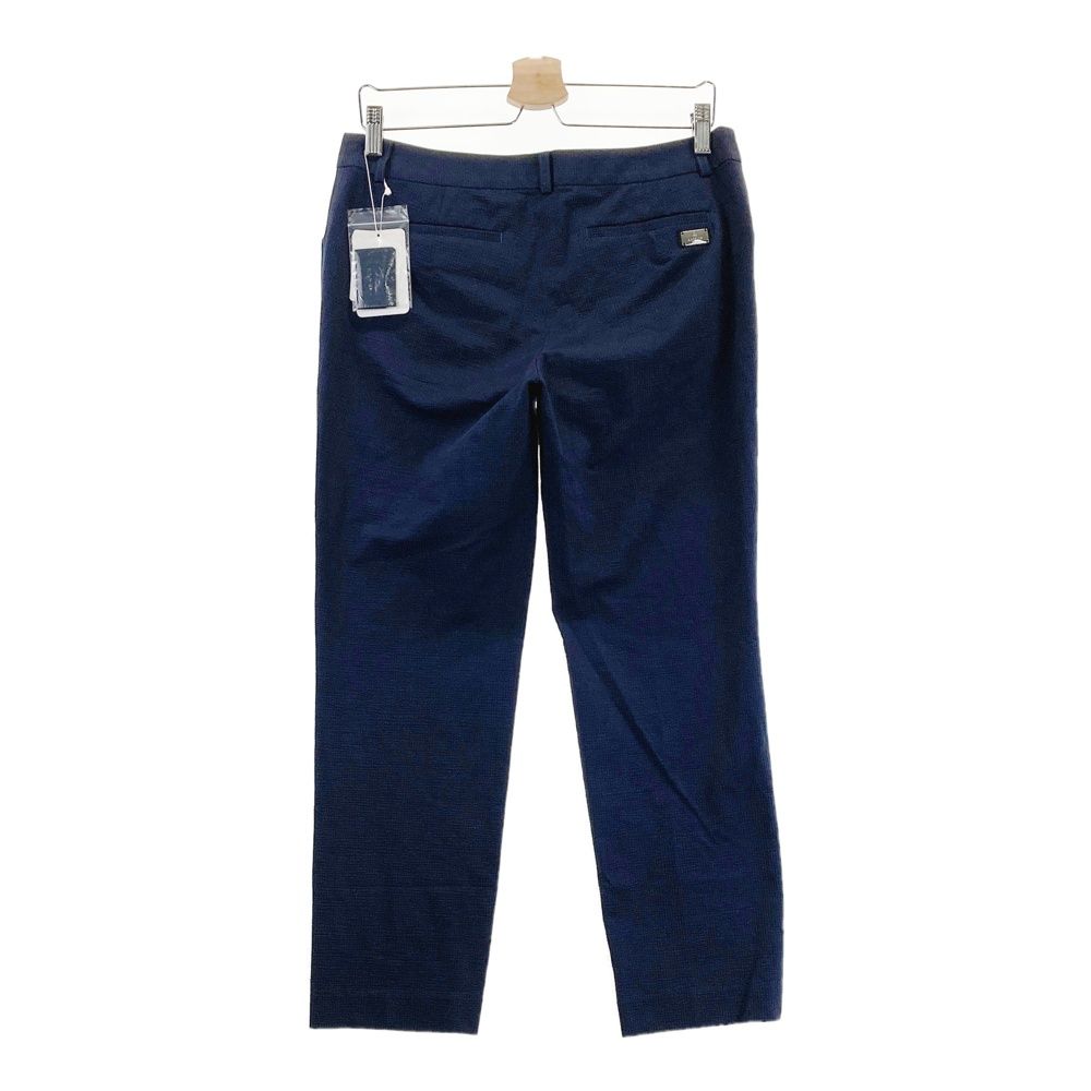 サイズ 42 LANVIN SPORT ランバン スポール シアサッカーパンツ ネイビー系 240101541340 ゴルフウェア レディース ストスト