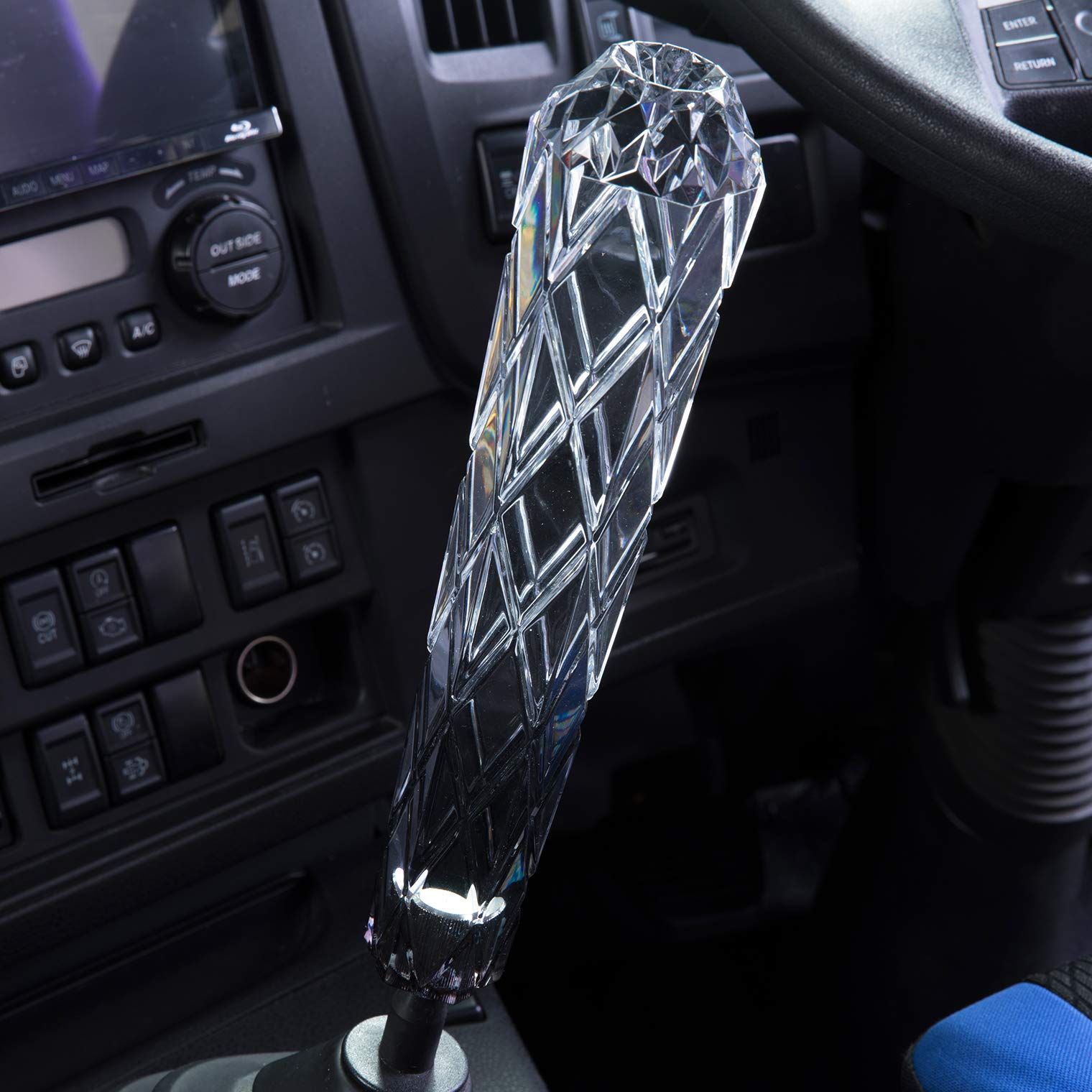 トラック シフトノブ 雅オリジナルシフトノブ-雅- 270mm クリア ブラック 10 12X1.25 12X1.75 MI-MIN270-BK