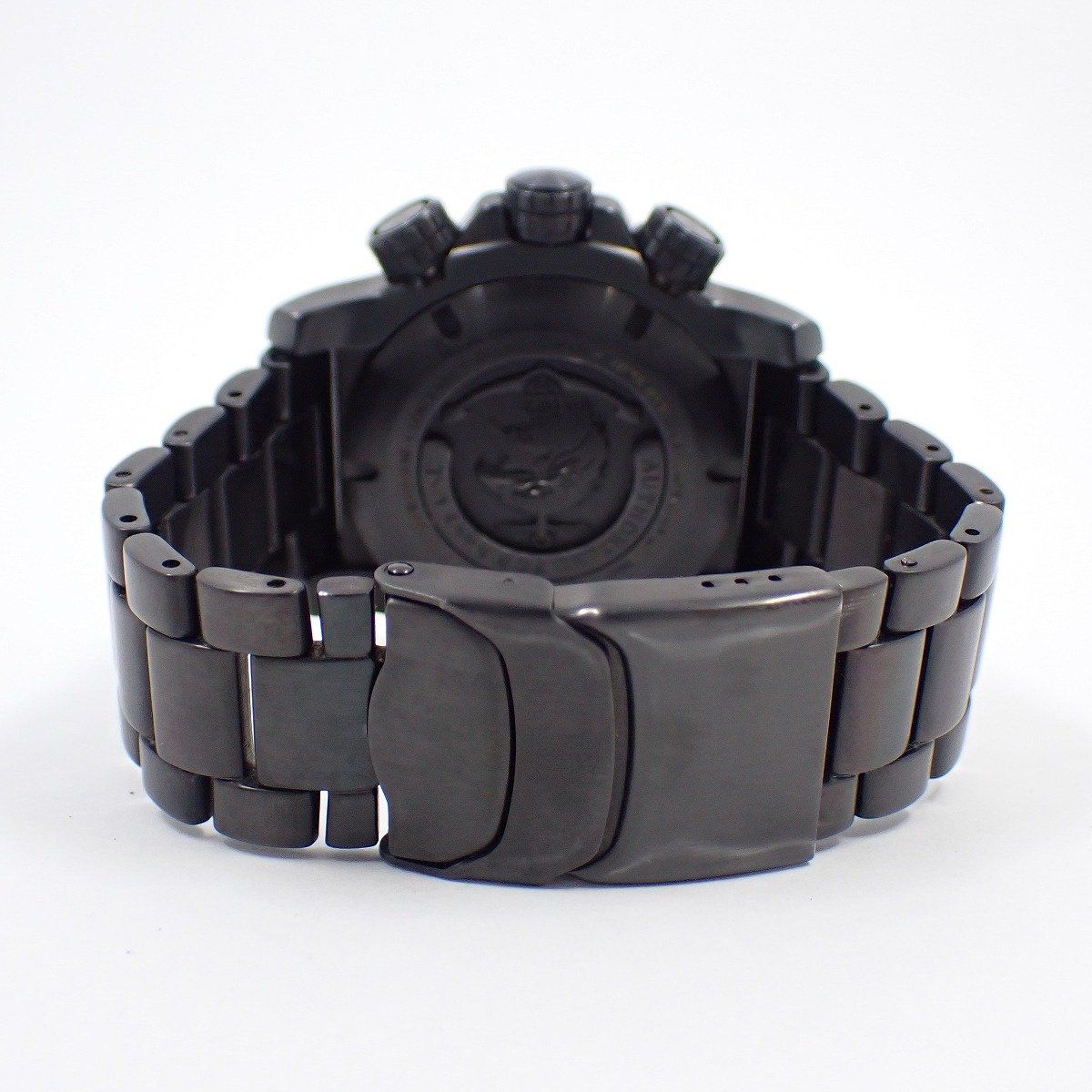 LUMINOX ルミノックス A.N.U.シリーズ クロノグラフ クォーツ メンズ 腕時計 ブラック SSベルト Ref.4242