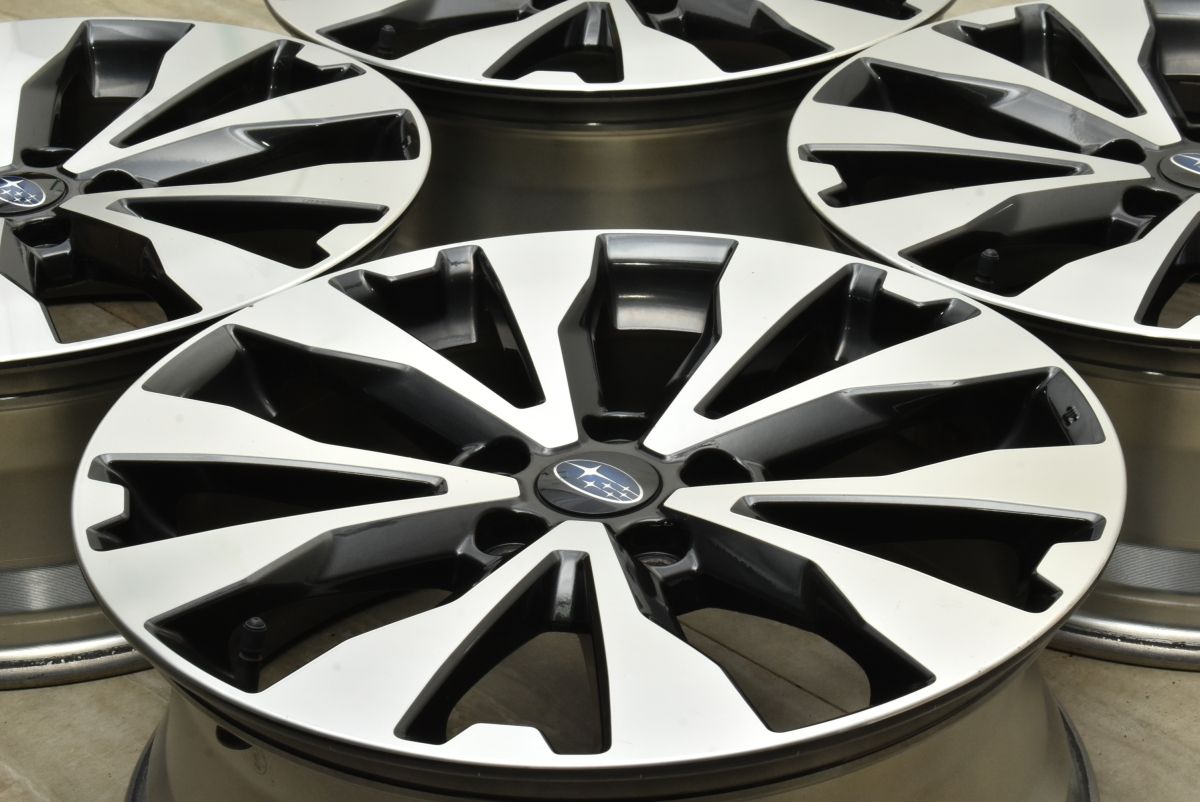 交換用 スバル BS 9 レガシィアウトバック 18 in 7 J 55 PCD 114 3 4本セット フォレスター レヴォーグ 流用 スタッドレス用に