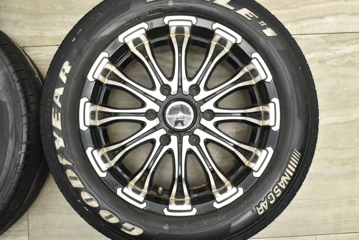  品 ロクサーニ バトルシップ 17 in 6 5 J 35 PCD 139 7 ハブ径100 mm グッドイヤー イーグル 1 ナスカー 215 60 R NV 350 キャラバン 17インチ タイヤ ホイールセット