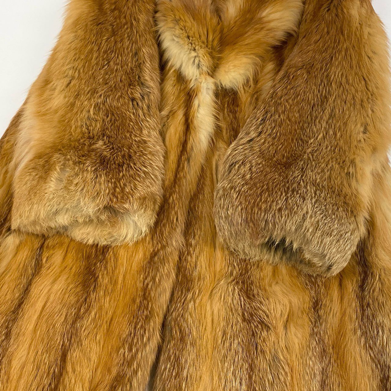 69k4 AZUMA アズマ レッドフォックス 超ロングコート 107cm 茶系 最