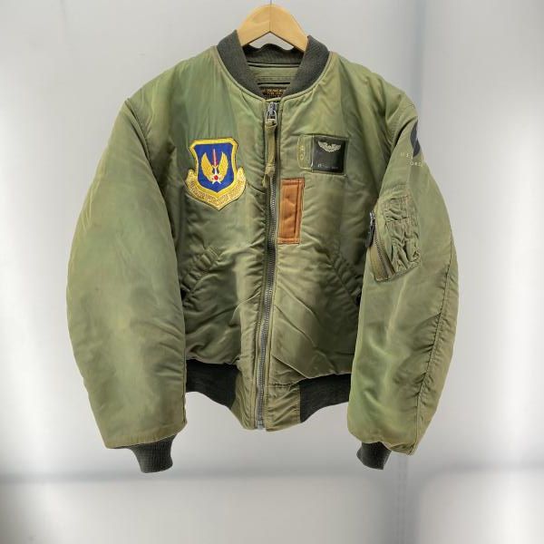 中古】Buzz Rickson's MA-1 フライトジャケット M13785 グリーン size