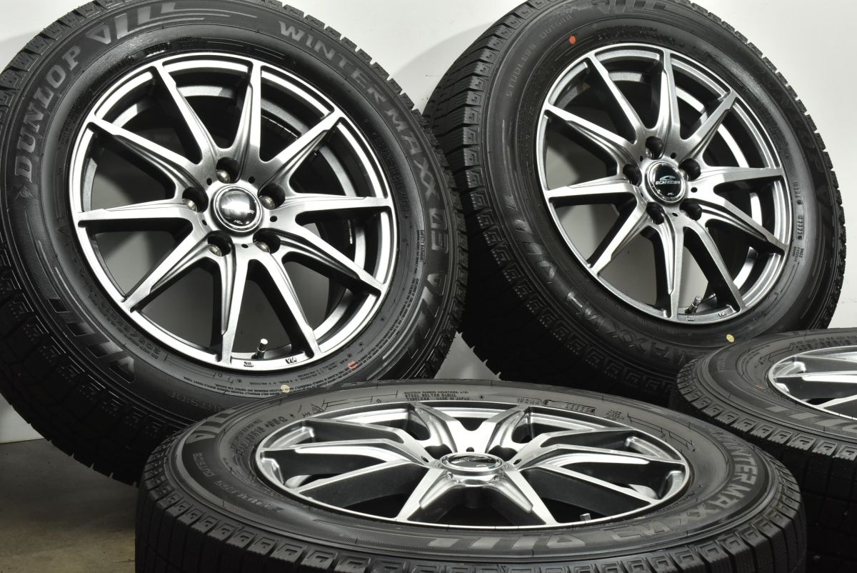 バリ溝 シュナイダー 16 in 6 5 J 48 PCD 114 3 ダンロップ ウィンターマックス03 205 65 R ヤリスクロス セレナ エクストレイル 可