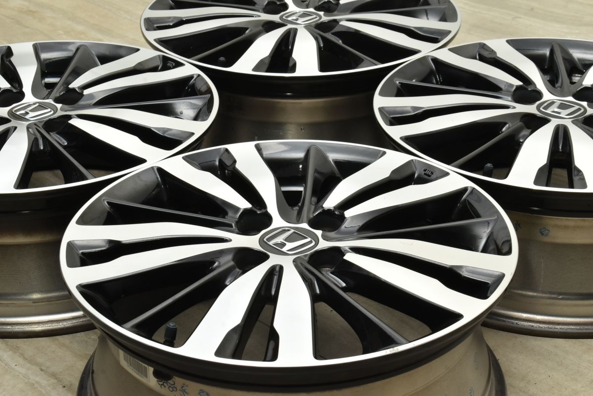 良好品 ホンダ フィット RS 16 in 6 0 J 53 PCD 100 4本セット シャトル インサイト グレイス 流用 ノーマル戻し スタッドレス用に