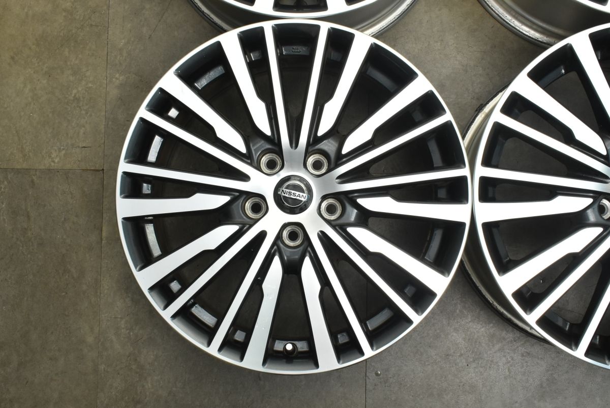  良好品 ニッサン E 52 エルグランド ハイウェイスター 後期 18 in 7 5 J 55 PCD 114 3 4本セット エクストレイル 流用 18インチ ホイール