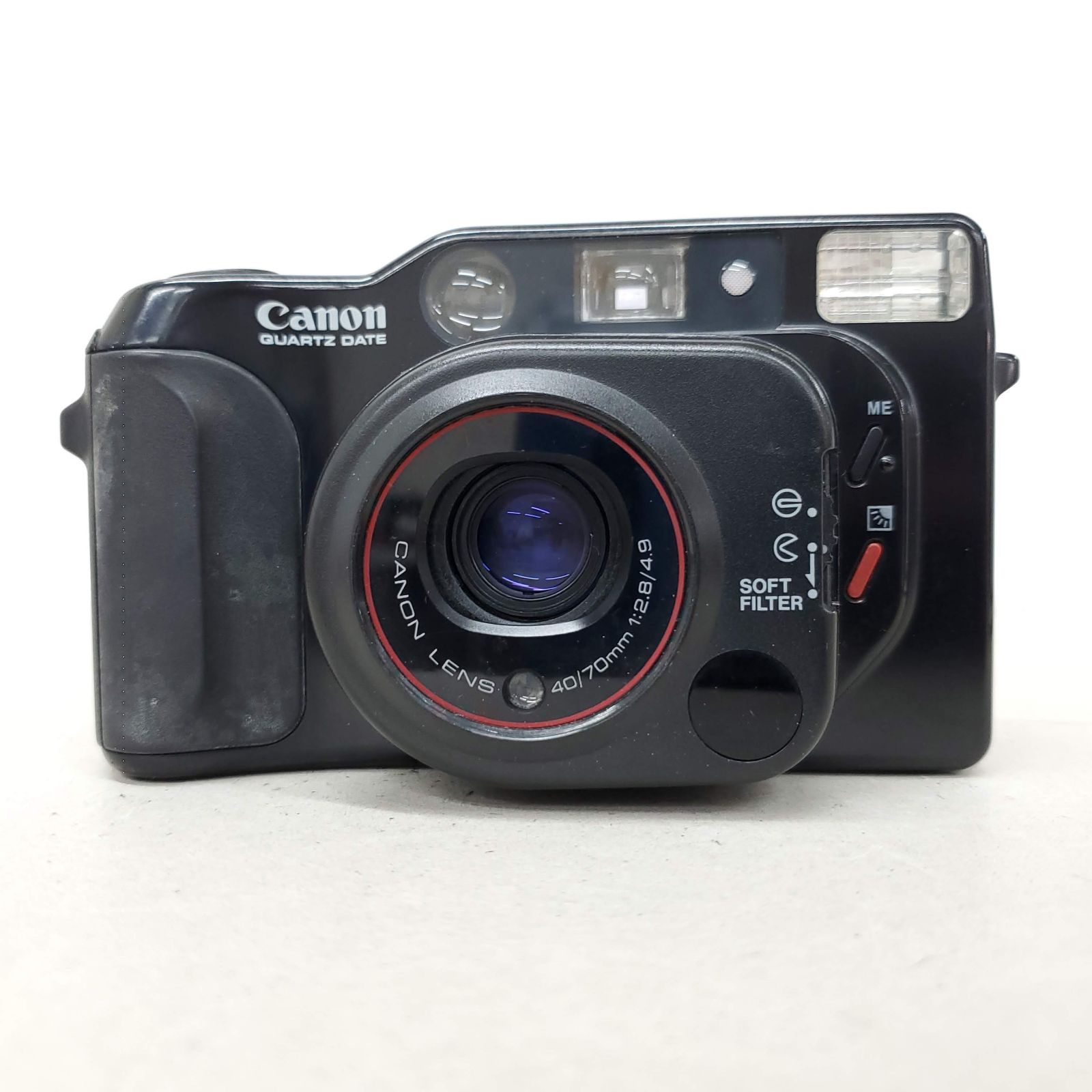 動作 済 Canon Autoboy TELE QUARTZ DATE F0926-320-1-11v